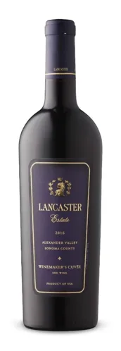 Bottle of Lancaster Estate Winemaker’s Cuvéewith label visible