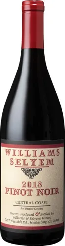 Bottle of Williams Selyem Central Coast Pinot Noir from search results