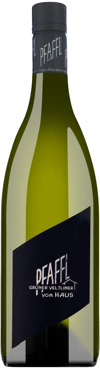 Bottle of Weingut R&A Pfaffl Grüner Veltliner vom Hauswith label visible