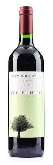 Bottle of Puriri Hills Harmonie du Soirwith label visible