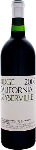 Bottle of Ridge Vineyards Geyserville from search results