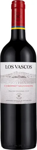 Bottle of Los Vascos Cabernet Sauvignonwith label visible