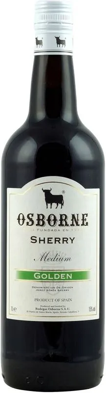 Bottle of Osborne Sherry Medium Golden from search results