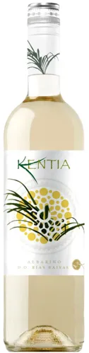 Bottle of Orowines Kentia Albariñowith label visible