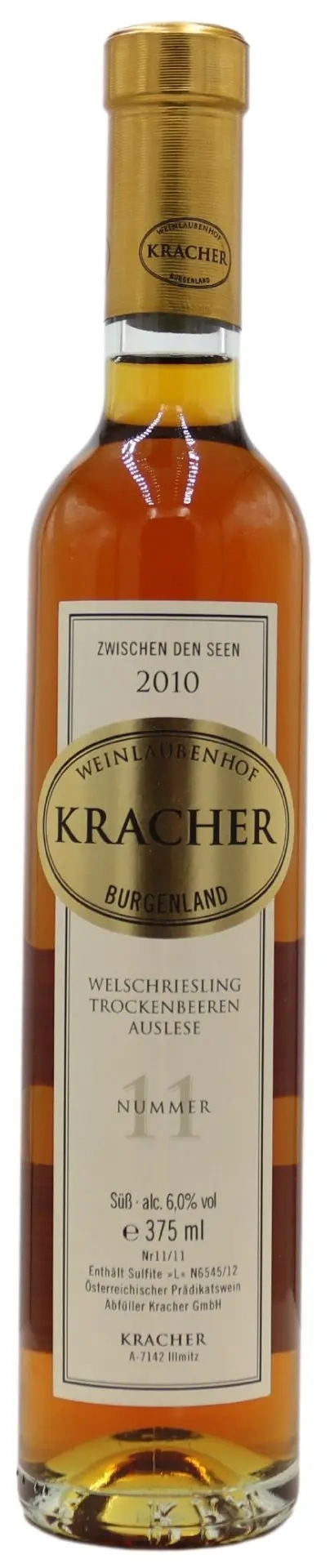 Kracher Nummer 11 Zwischen den Seen Welschriesling trockenbeerenauslese