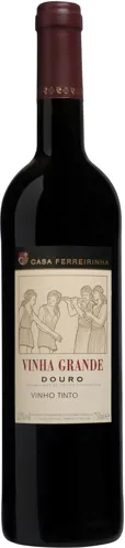 Bottle of Casa Ferreirinha Vinha Grande Dourowith label visible