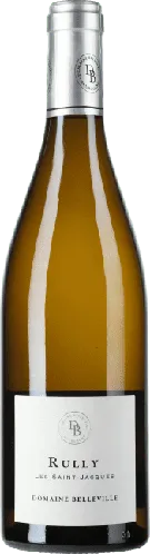 Bottle of Domaine Faiveley Rully Les Villeranges Blancwith label visible