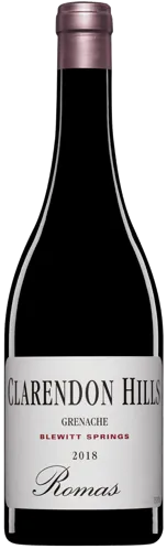 Bottle of Clarendon Hills Romas Grenachewith label visible