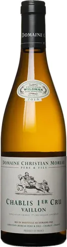 Bottle of Christian Moreau Pere & Fils Chablis 1er Cru 'Vaillon' Cuvée from search results