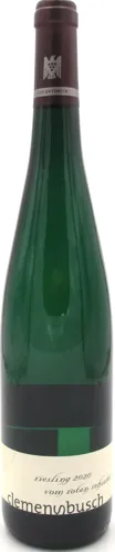 Bottle of Clemens Busch Vom Roten Schieferwith label visible