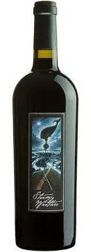 Bottle of Stormy Weather Wandering Star Cabernet Francwith label visible