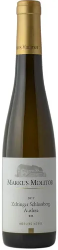 Bottle of Markus Molitor Zeltinger Schlossberg Riesling Auslese**with label visible