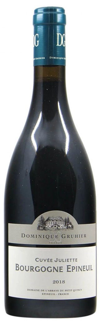 Dominique Gruhier Domaine de L'Abbaye du Petit Quincy Cuvée Juliette Côte de Grisey Bourgogne Épineuil