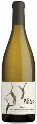 Bottle of Michel Chevre Les Pentes Clos de l'Écotard Saumurwith label visible