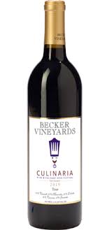Bottle of Becker Vineyards Culinaria from search results
