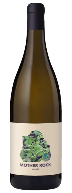 Bottle of Mother Rock Whitewith label visible