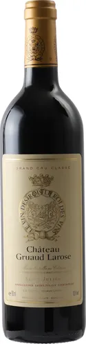 Bottle of Château Gruaud Larose Saint-Julien (Grand Cru Classé)with label visible