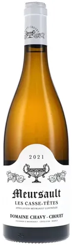 Bottle of Chavy-Chouet Meursault Les Casse-Teteswith label visible