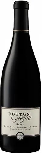 Bottle of Dutton-Goldfield Cherry Ridge Vineyard Syrah (Dutton Ranch)with label visible