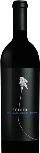Bottle of Tether Cabernet Sauvignonwith label visible