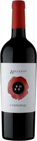 Bottle of Olianas Cannonauwith label visible