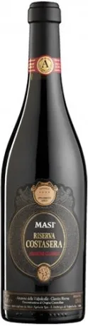 Bottle of Masi Costasera Amarone della Valpolicella Classico Riservawith label visible