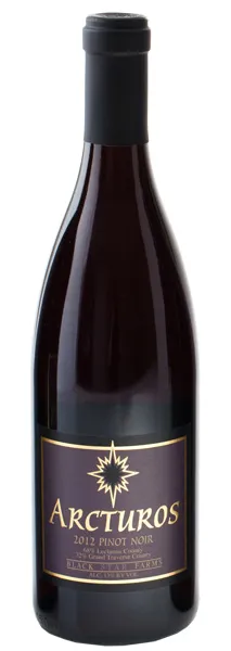 Bottle of Black Star Farms Arcturos Pinot Noir from search results