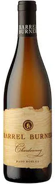 Bottle of Barrel Burner Chardonnaywith label visible