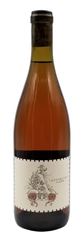 Bottle of Antiquum Farm Aurosa Pinot Griswith label visible