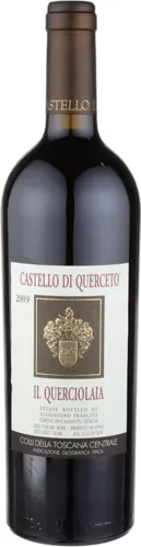 Bottle of Castello di Querceto Colli Della Toscana Centrale Il Querciolaiawith label visible