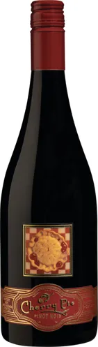 Bottle of Cherry Pie Pinot Noir (Three Vineyards)with label visible
