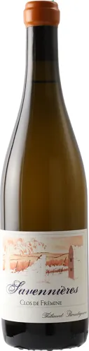 Bottle of Thibaud Boudignon Clos de Frémine Savennièreswith label visible