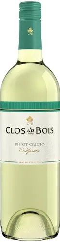 Bottle of Clos du Bois Pinot Grigiowith label visible