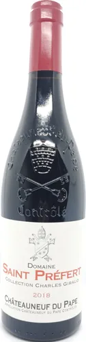 Bottle of Domaine Saint Préfert Collection Charles Giraud Châteauneuf-du-Pape from search results