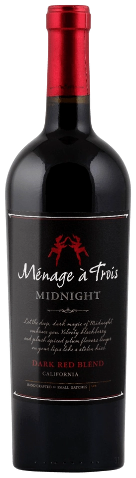 Ménage à Trois Midnight Dark Red Blend