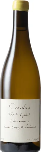 Bottle of Ceritas Trout Gulch Vineyard Chardonnaywith label visible
