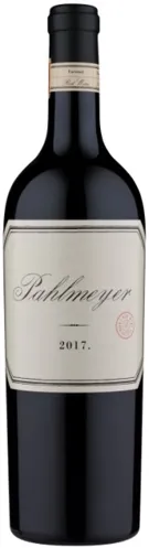 Bottle of Pahlmeyer Proprietary Redwith label visible