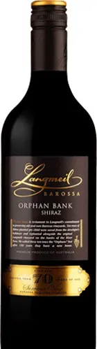 Bottle of Langmeil Orphan Bank Shiraz from search results