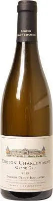 Bottle of Domaine Génot-Boulanger Meursault Clos du Crominwith label visible