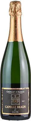 Bottle of Camille Braun Crémant d'Alsace Brut from search results