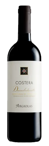 Bottle of Argiolas Costerawith label visible