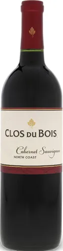Bottle of Clos du Bois Cabernet Sauvignonwith label visible