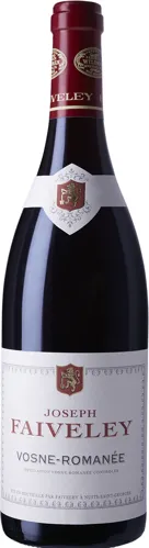 Bottle of Domaine Faiveley Vosne-Romanéewith label visible