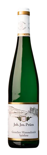 Bottle of Joh. Jos. Prüm Graacher Himmelreich Riesling Spätlesewith label visible