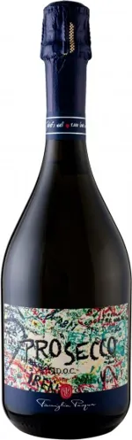 Bottle of Pasqua Vigneti e Cantine PassioneSentimento Proseccowith label visible
