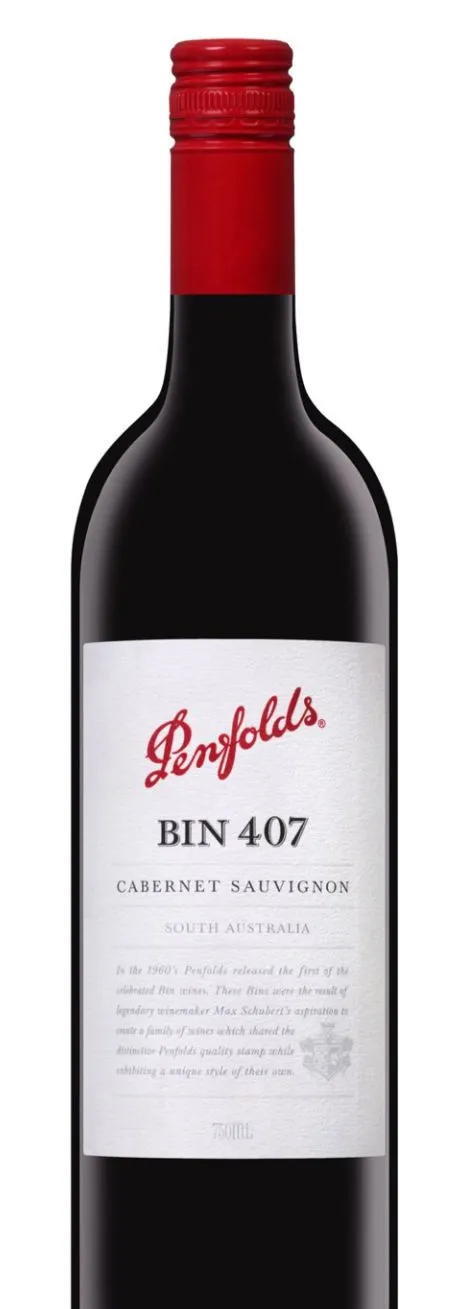 Bottle of Penfolds Bin 407 Cabernet Sauvignon from search results