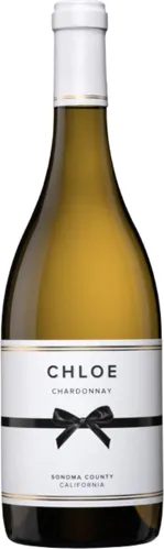 Bottle of Chloe Chardonnaywith label visible