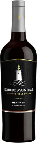 Bottle of Robert Mondavi Private Selection Meritagewith label visible