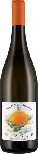 Bottle of Michele Chiarlo Moscato d'Asti Nivolewith label visible
