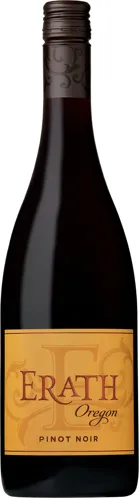Bottle of Erath Pinot Noirwith label visible